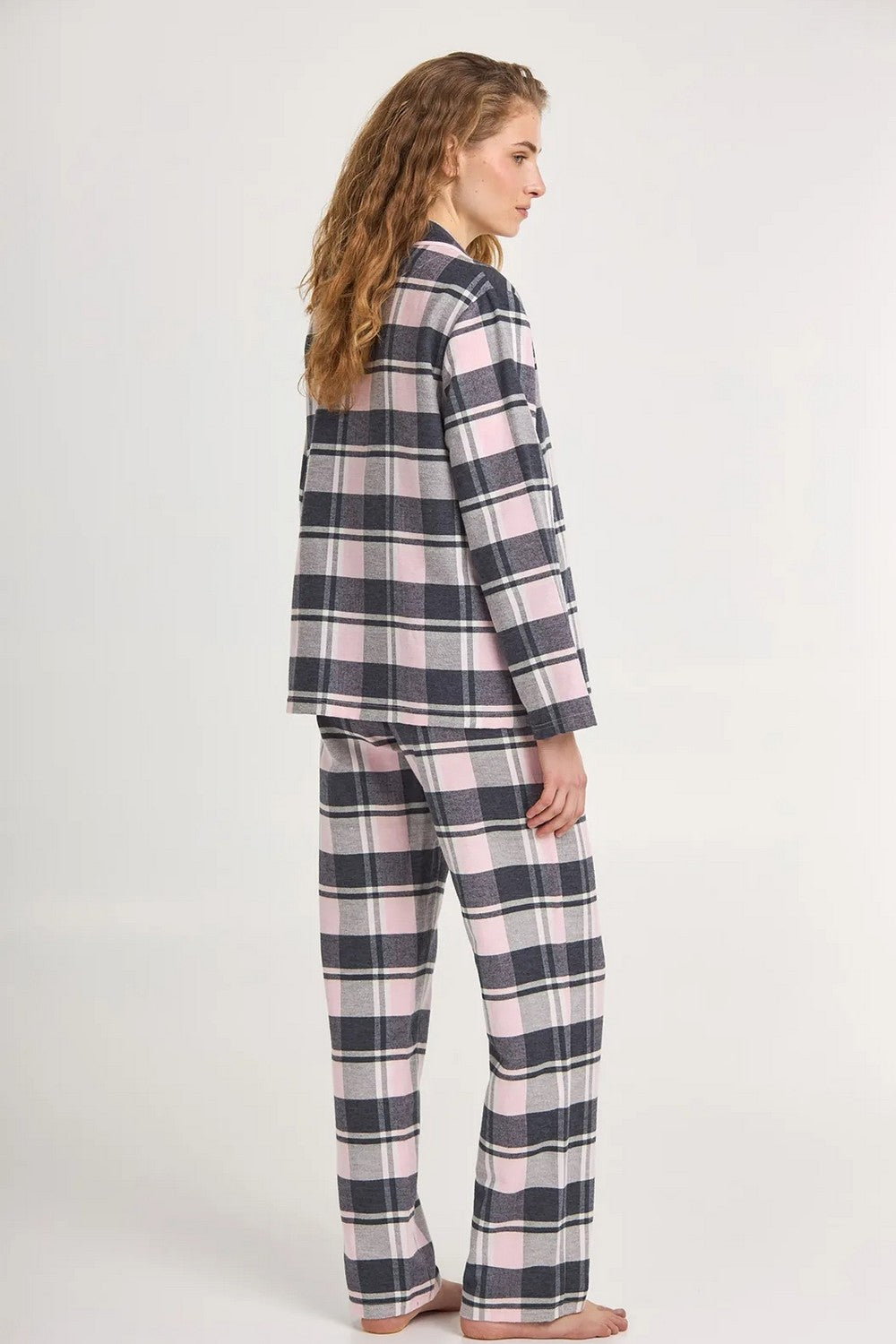 Пижама в клеточку LPL 5383/09/01 Pajamas rose
