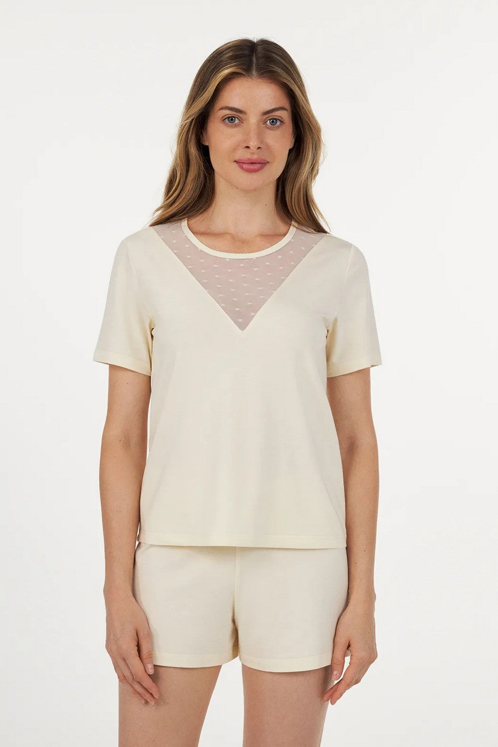 Пижама из модала LPM 2071/06/01 Cecilia Creamy cream
