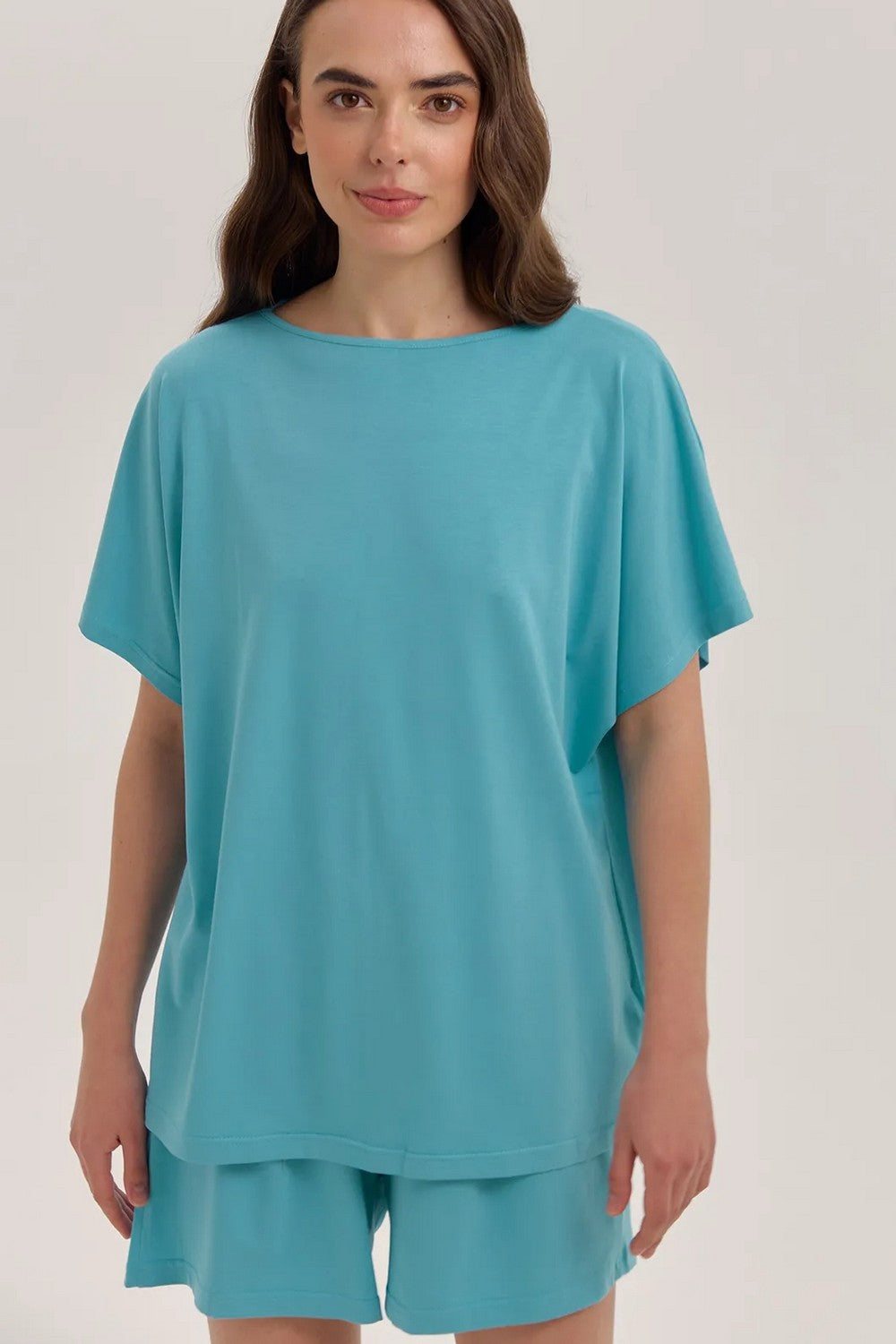 Піжама з модалу LPM 2870/12/01 Gwen turquoise