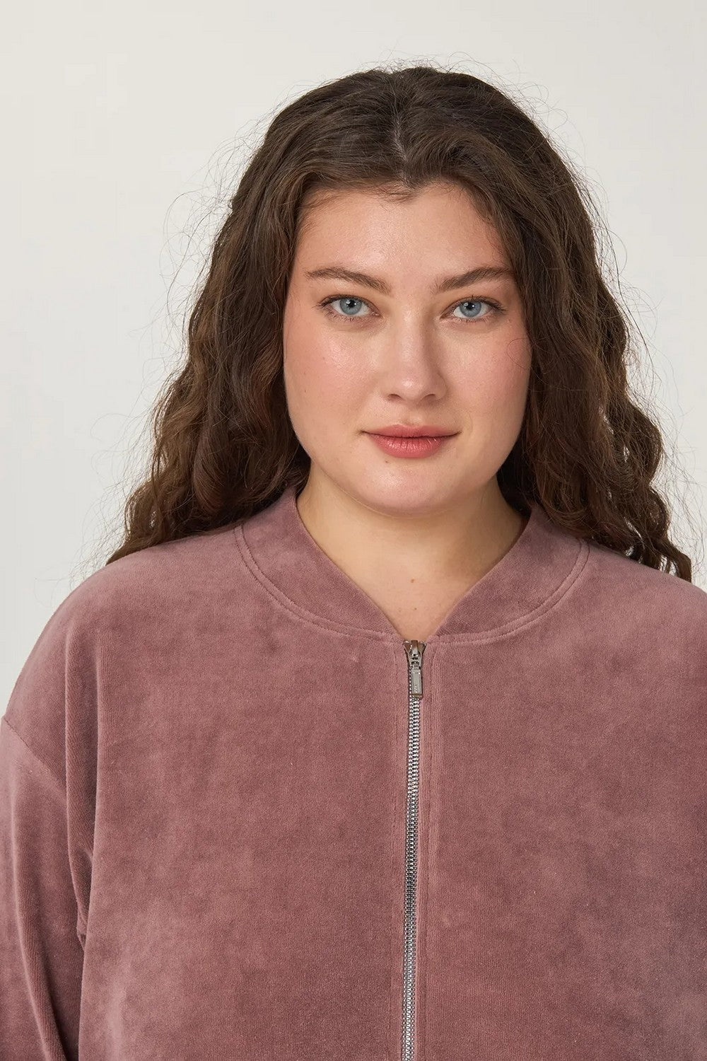 Велюровый костюм на молнии LPV 1380/00/04 Patricia coffee