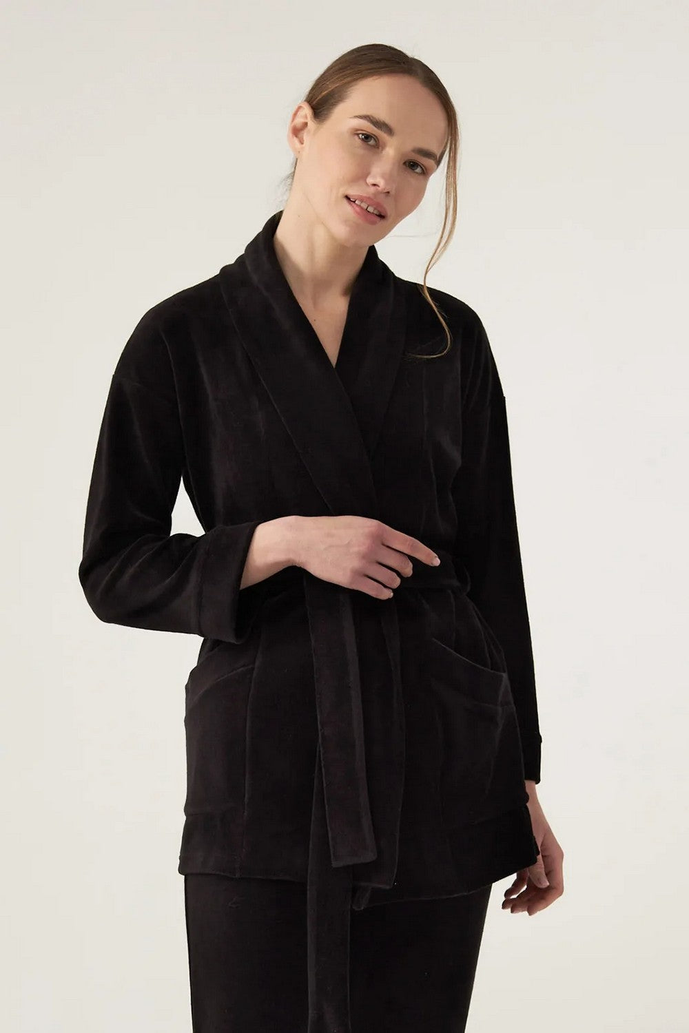 Велюровый костюм с брюками LPV 5286/01/02 Margo black