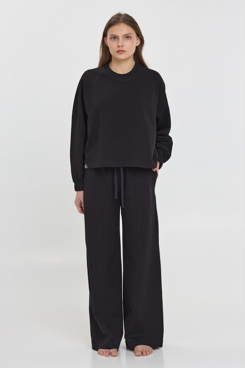 штани з бавовни LTD 80/27/02 Basic black