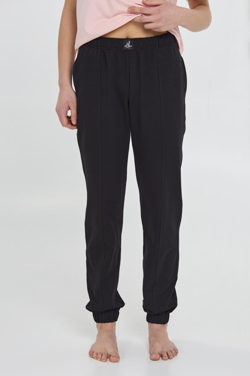 Штани з бавовни LTD 81/13/02 Basic black