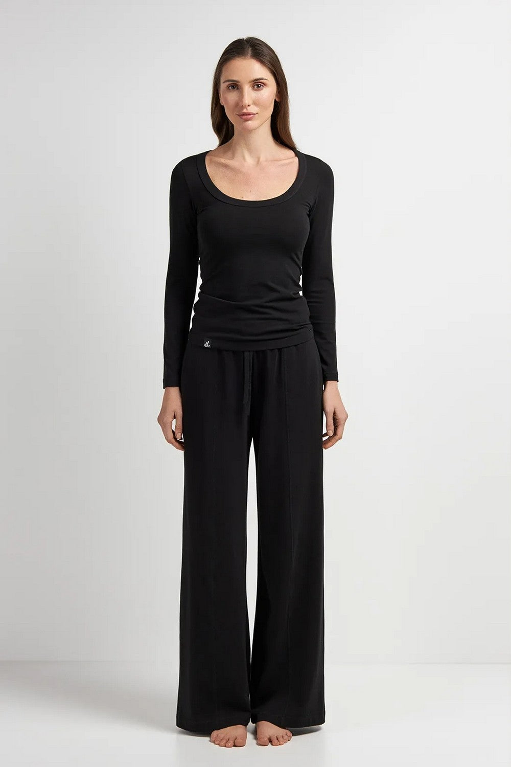 Брюки из хлопка LTK 80/23/02 Basic black