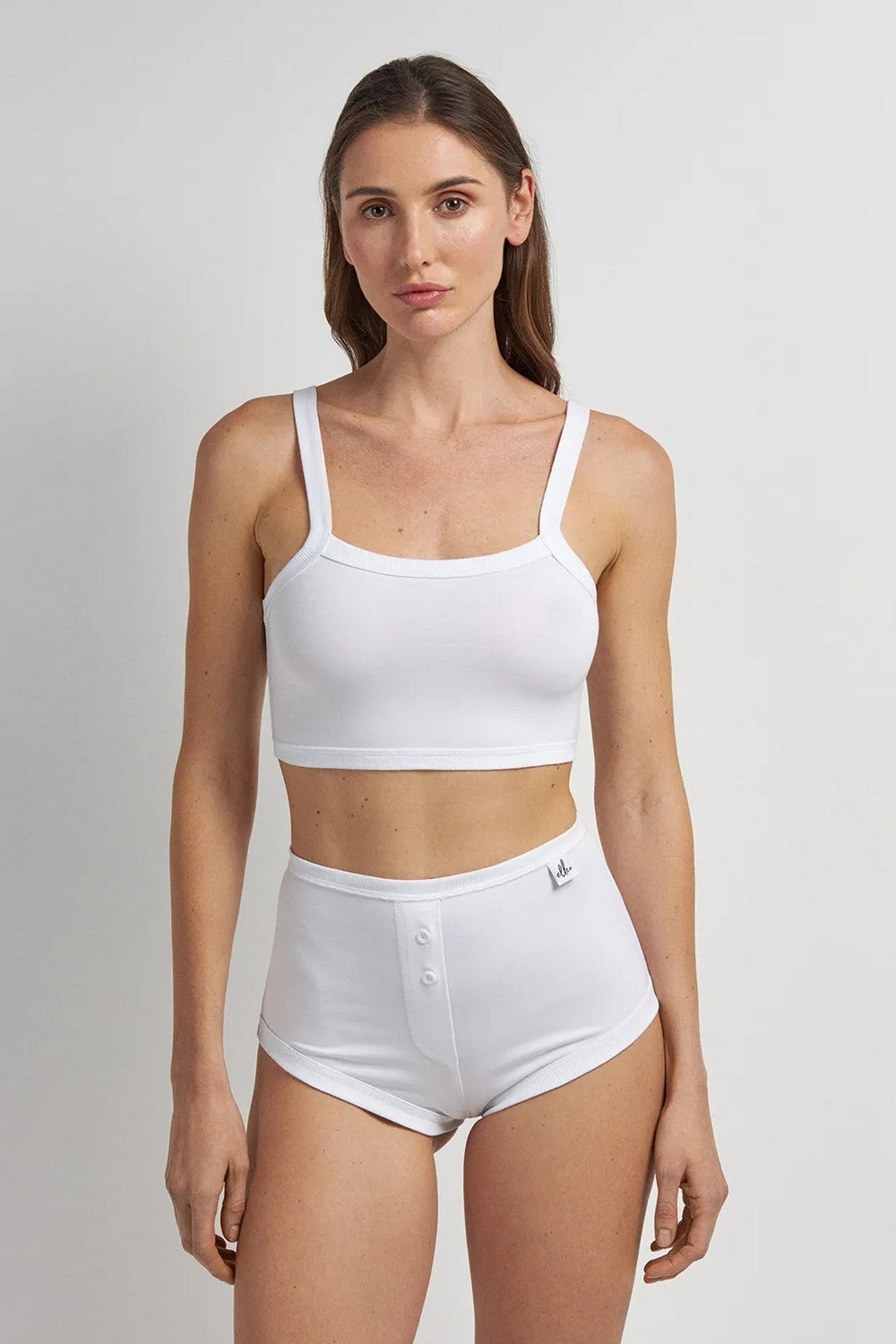 Топ из хлопка LTPK 700/15/01 Basic white