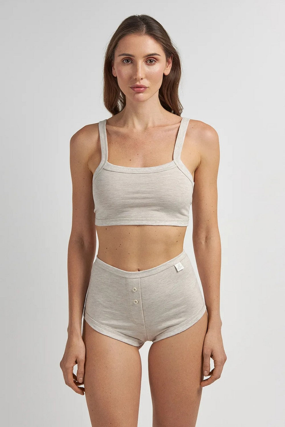 Топ из хлопка LTPK 700/15/03 Basic beige