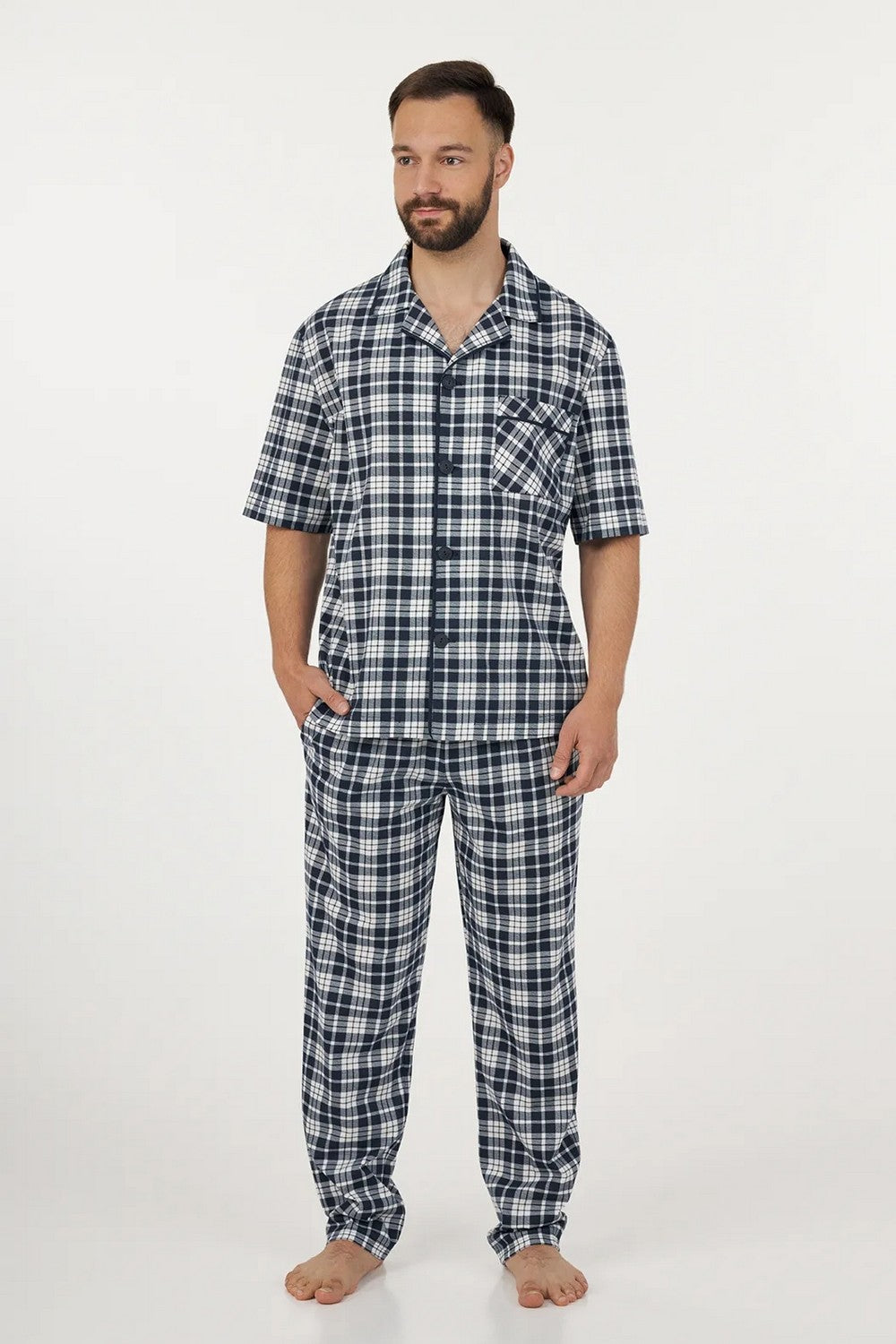 Мужские брюки из хлопка MTK 80/07/01 Albertie blue