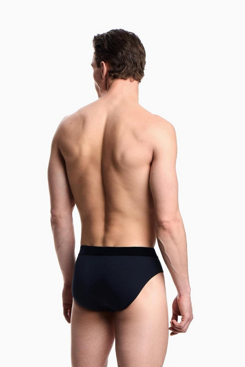 Чоловічі труси сліп 112328545 (2 шт.) blue/bordo Emporio Armani спина