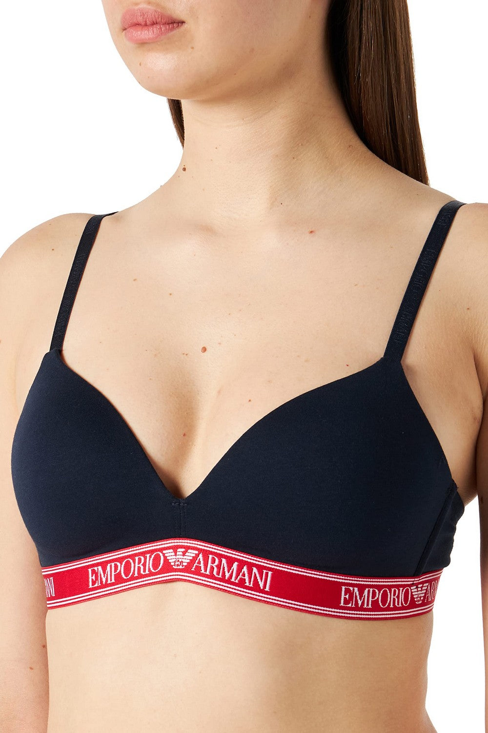 Хлопковый бралет с логотипом 771302967 blue