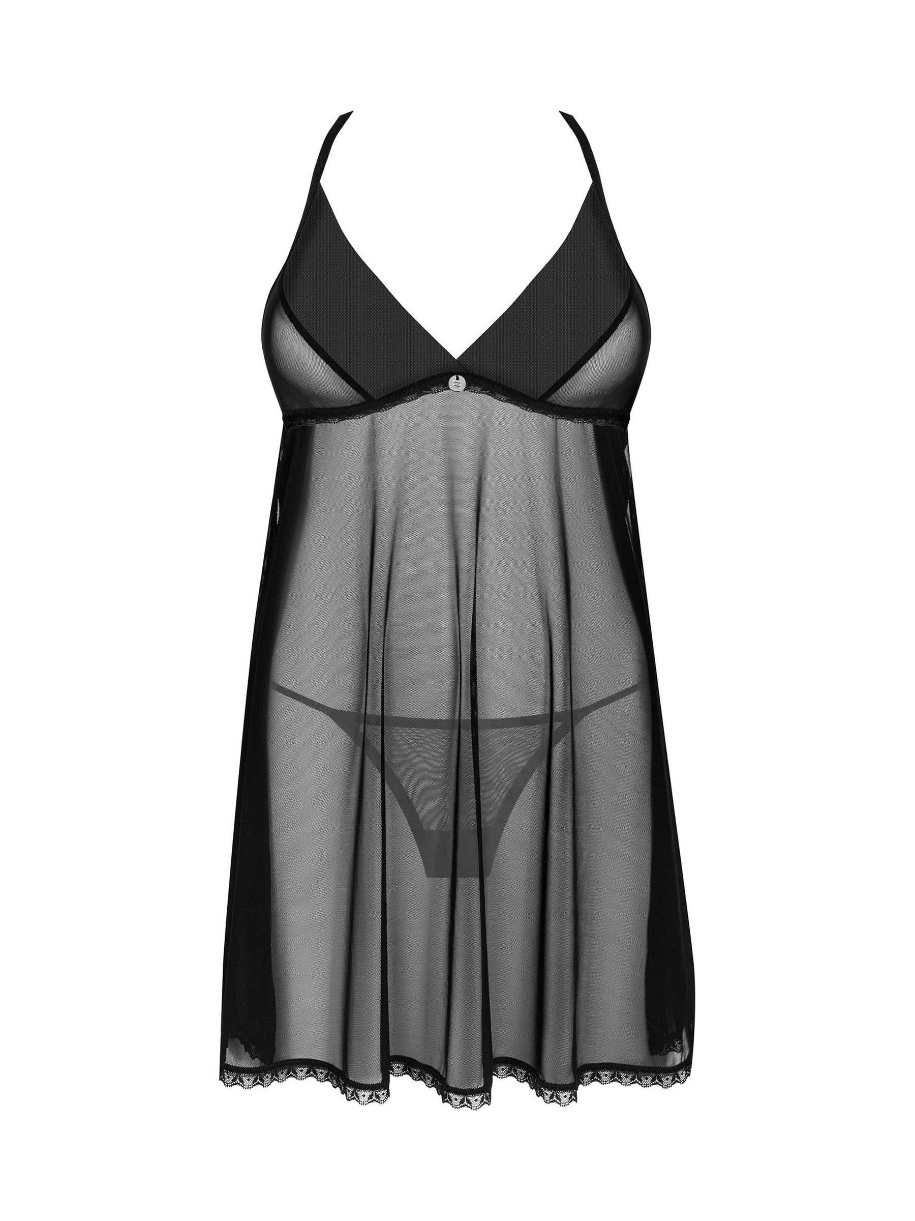 Бебидолл из микросетки Latinesa black