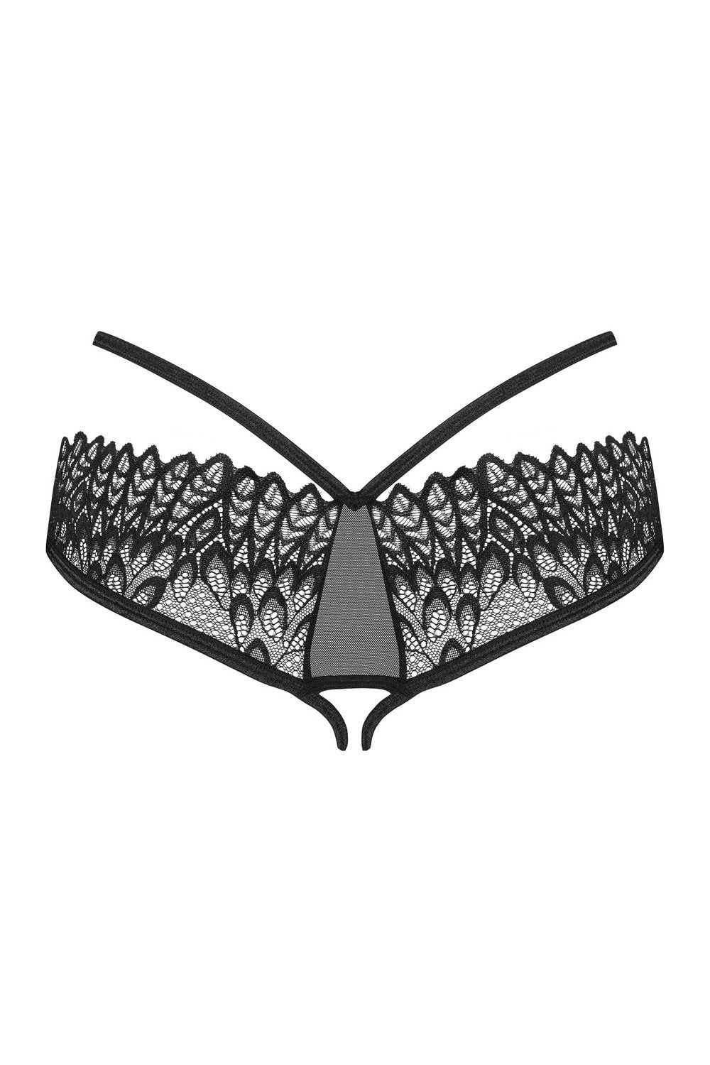 Кружевные шортики с разрезом Donarella black