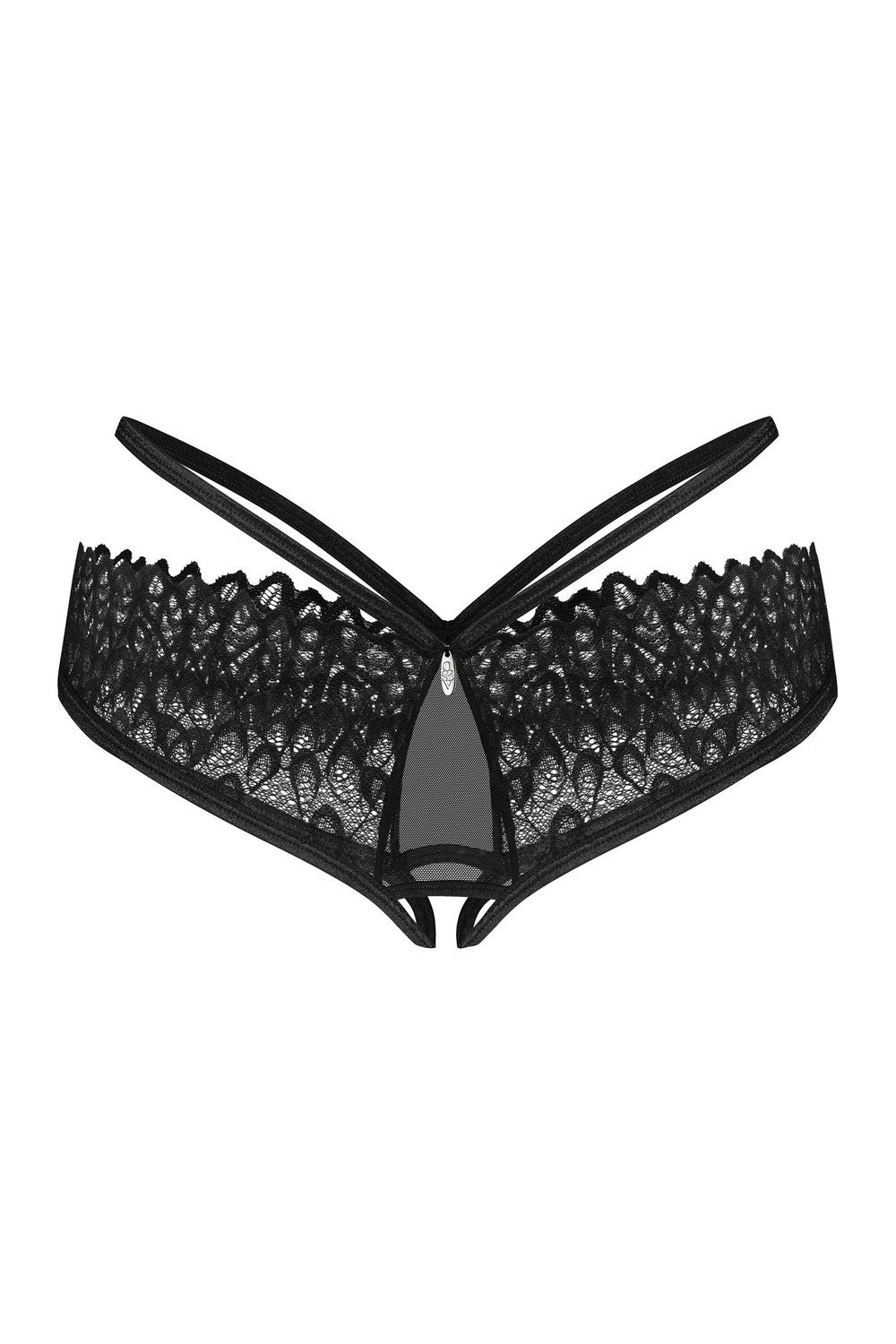 Кружевные шортики с разрезом Donarella black