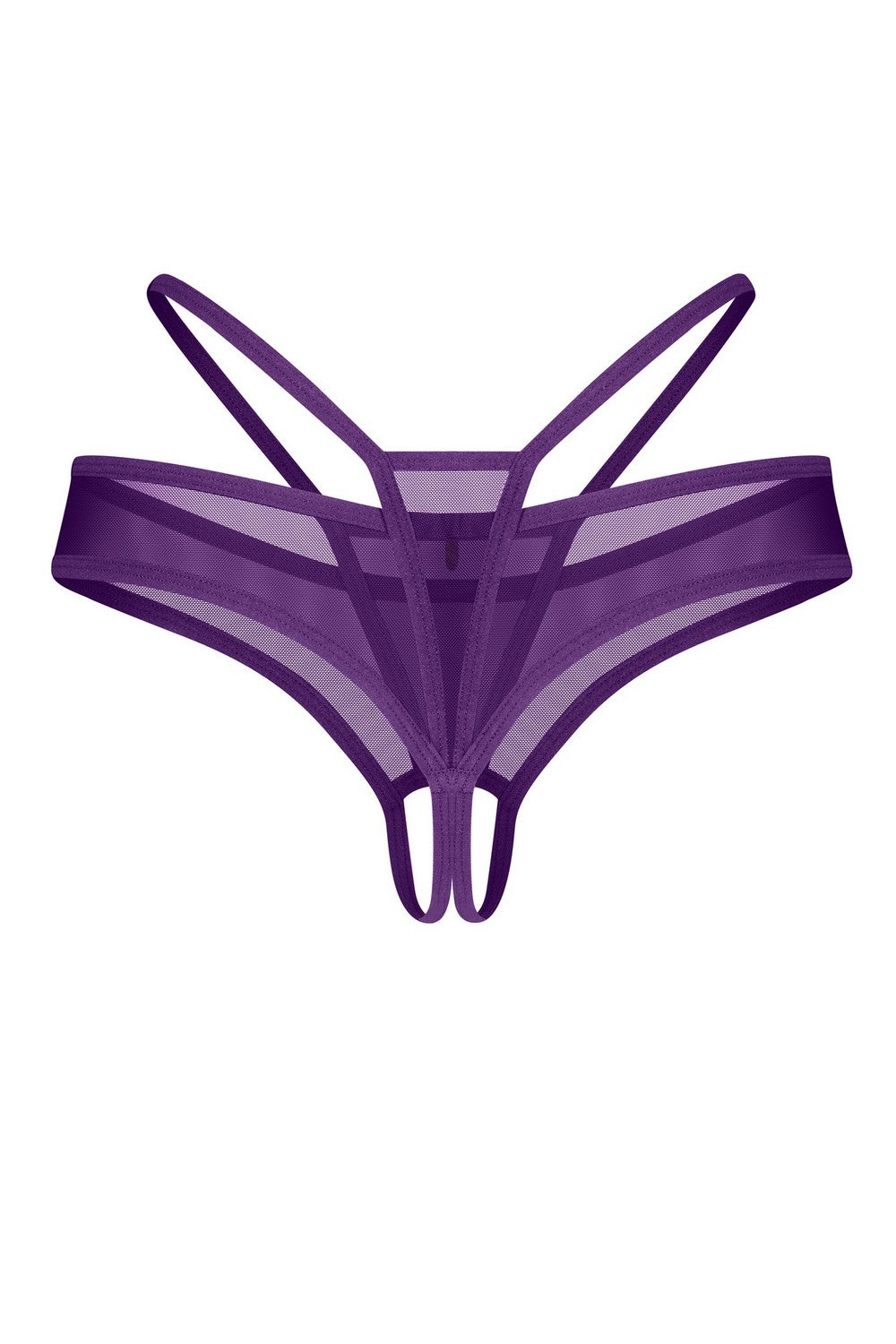 Трусики стринги из микросетки Vibres violet