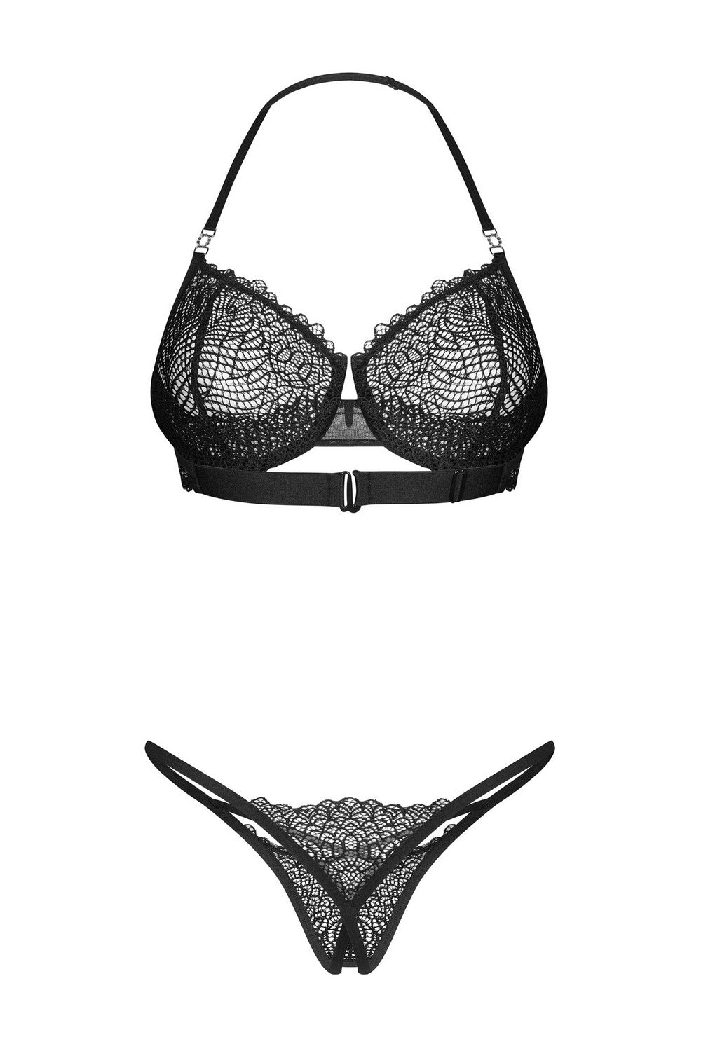 Комплект белья из кружева Iliosa black