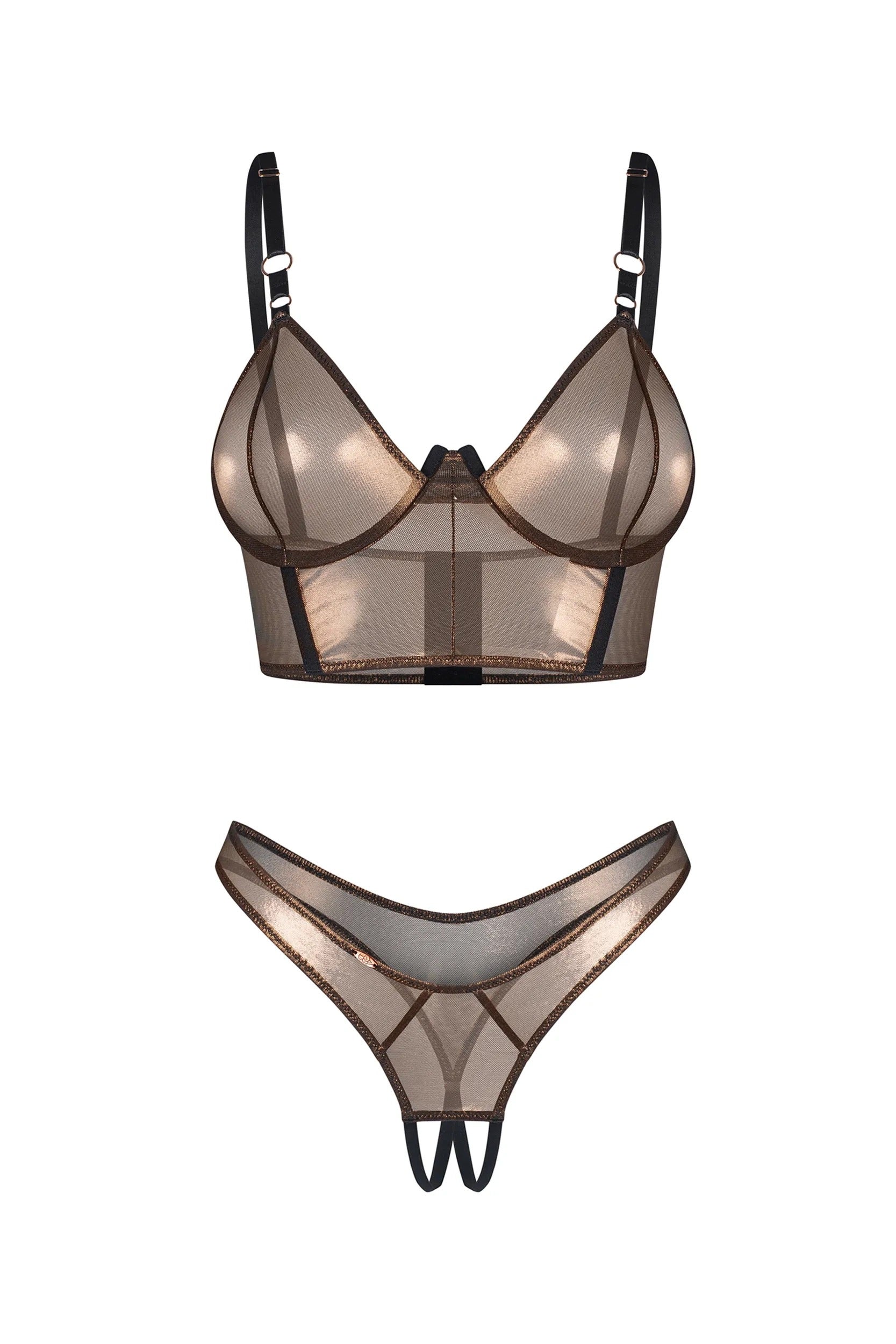 Комплект из микросетки Soranna gold/black
