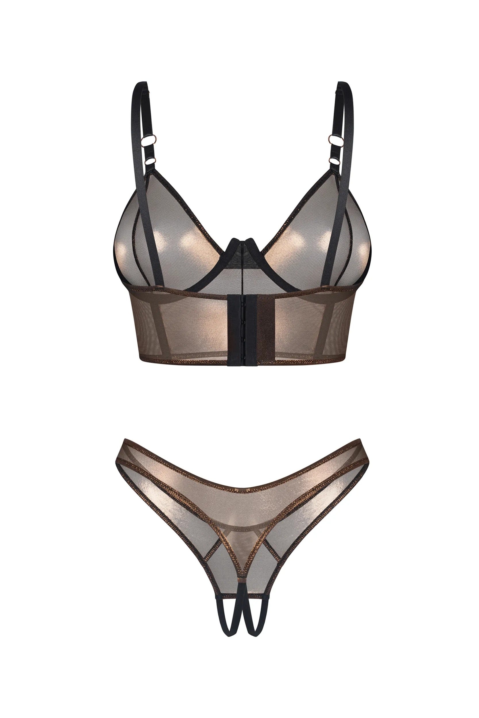 Комплект из микросетки Soranna gold/black