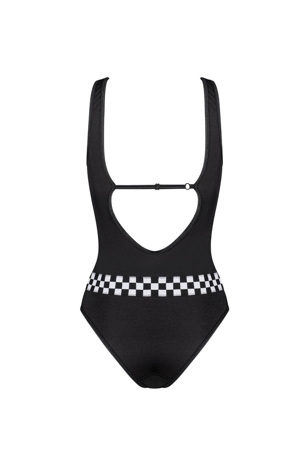 Боді з глибоким вирізом Rallien black/yellow