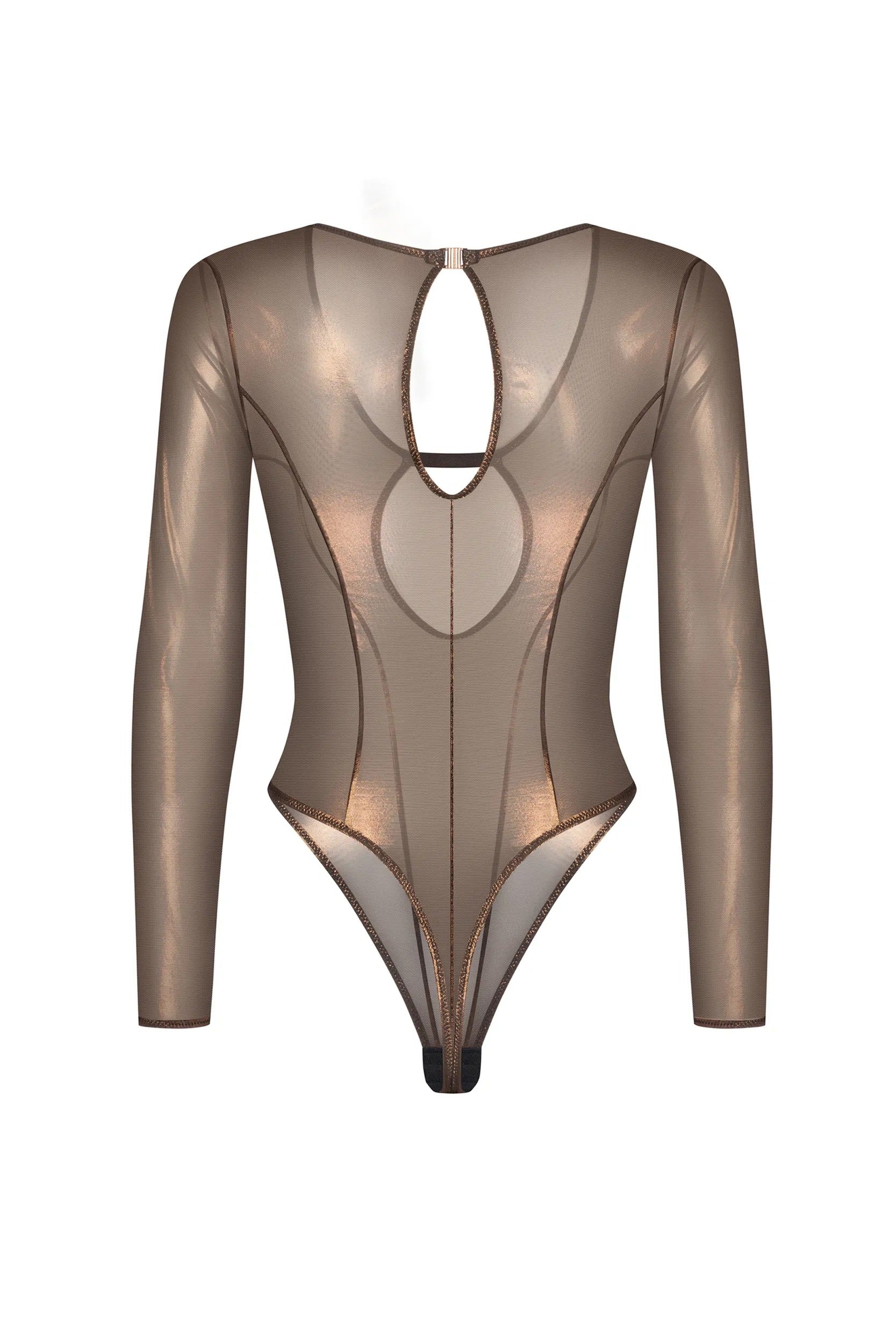 Боди с длинными рукавами Soranna gold/black