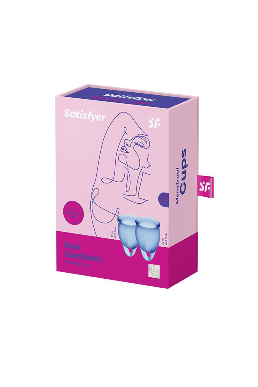 Набор менструальных чаш Feel Confident dark blue SO3576