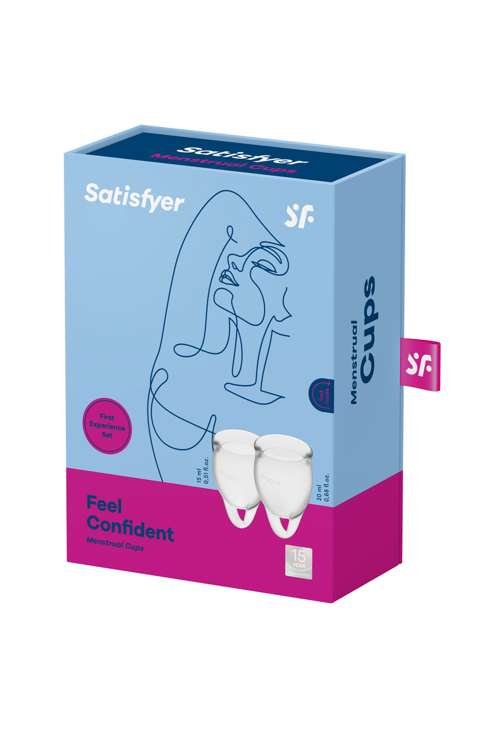 Набор менструальных чаш Feel Confident transparent SO7791