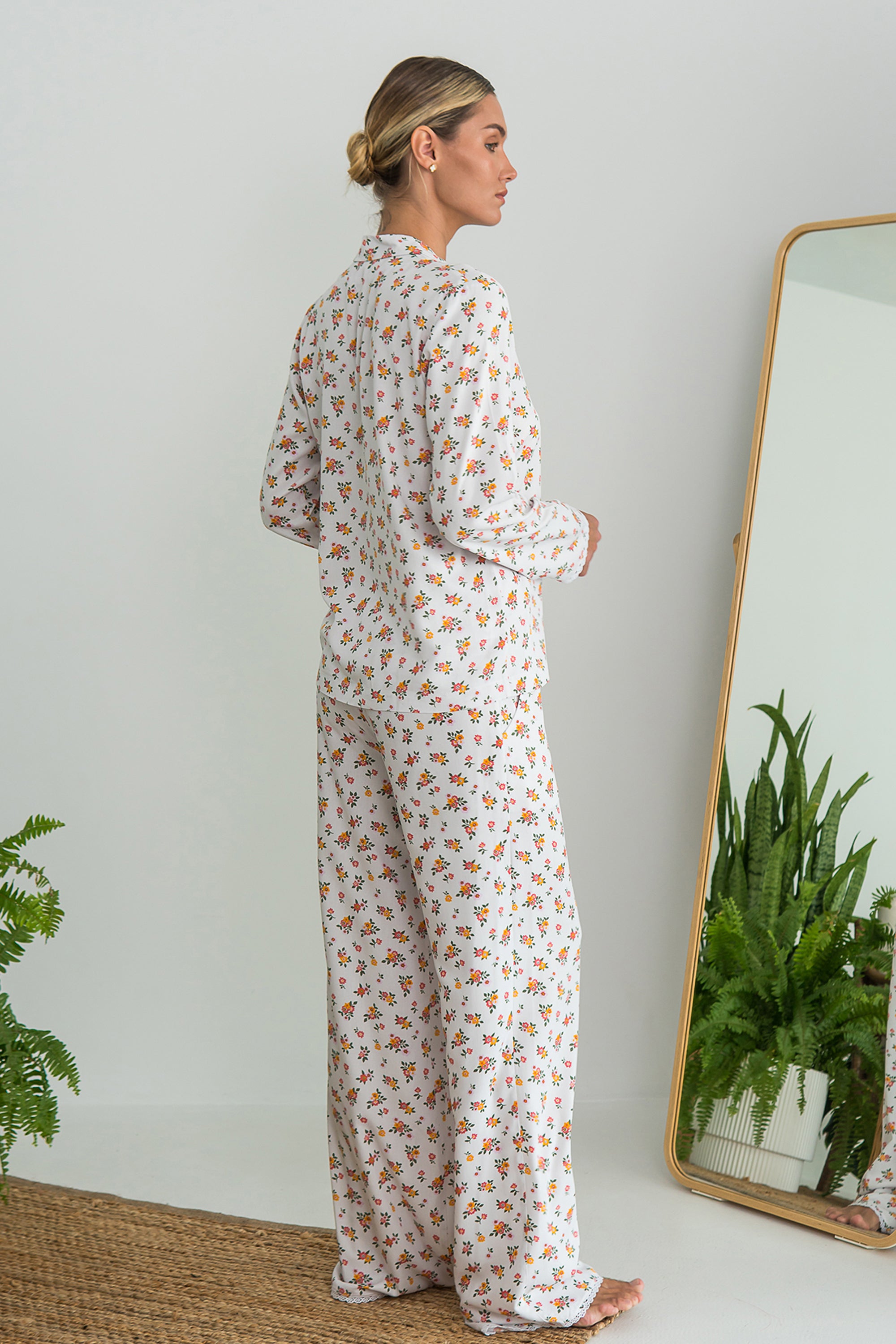 Пижама из штапеля с принтом Beauty VS0075-02-69