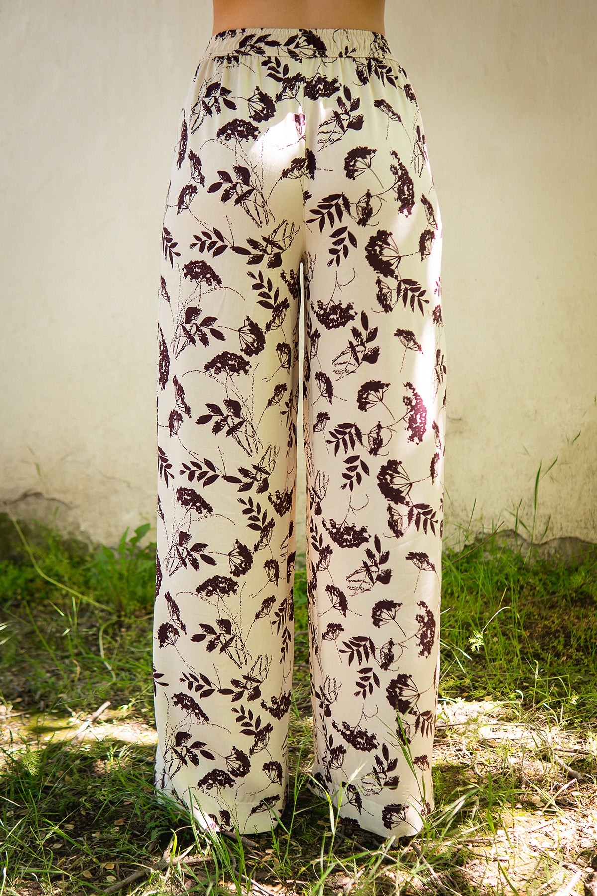 Брюки с защипами из штапеля Dianne VS0072-28-09 cream