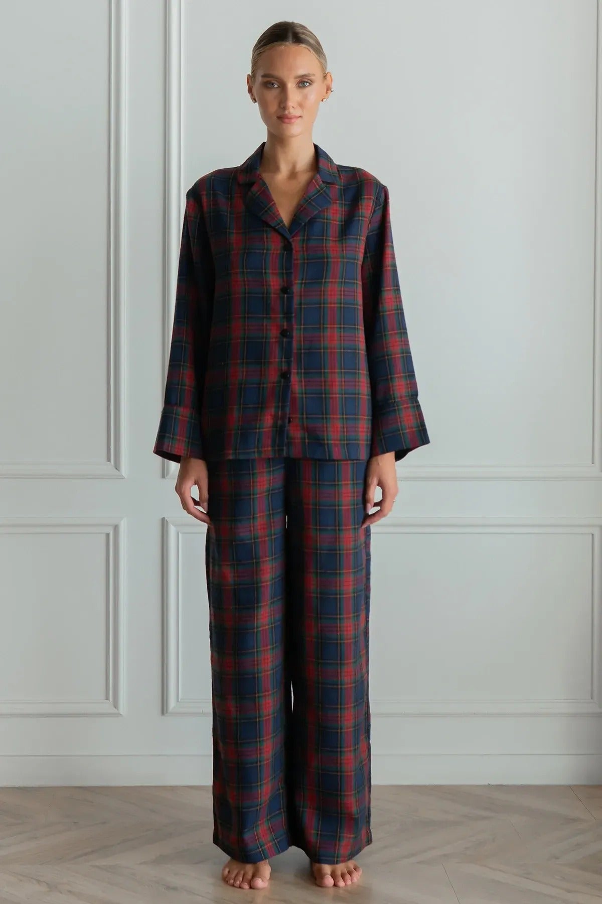 Фланелевая пижама с брюками Gift FL0073-40-69