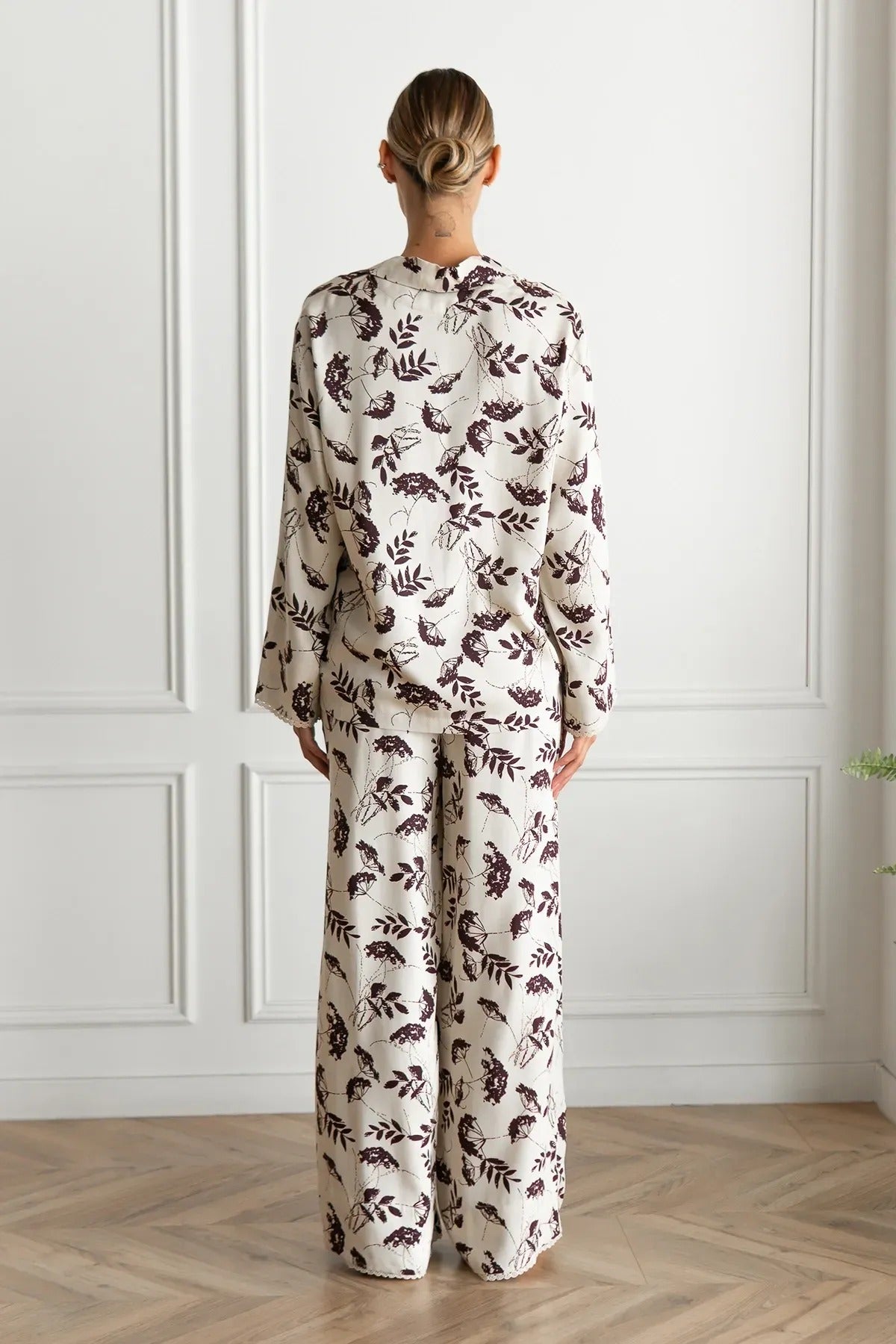 Хлопковая пижама с принтом Gina VS0075-28-69