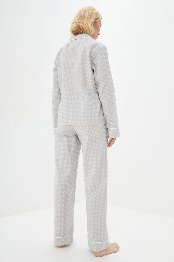 Хлопковая пижама с брюками Grey Flakes HL0010-56-69