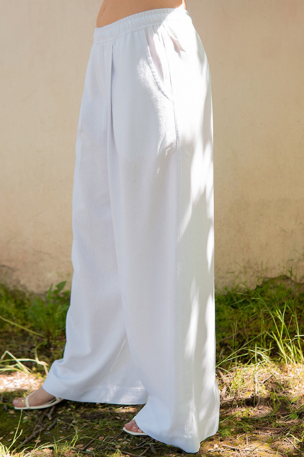 Лляні штани із защипами Ice Cream LN0072-02-09