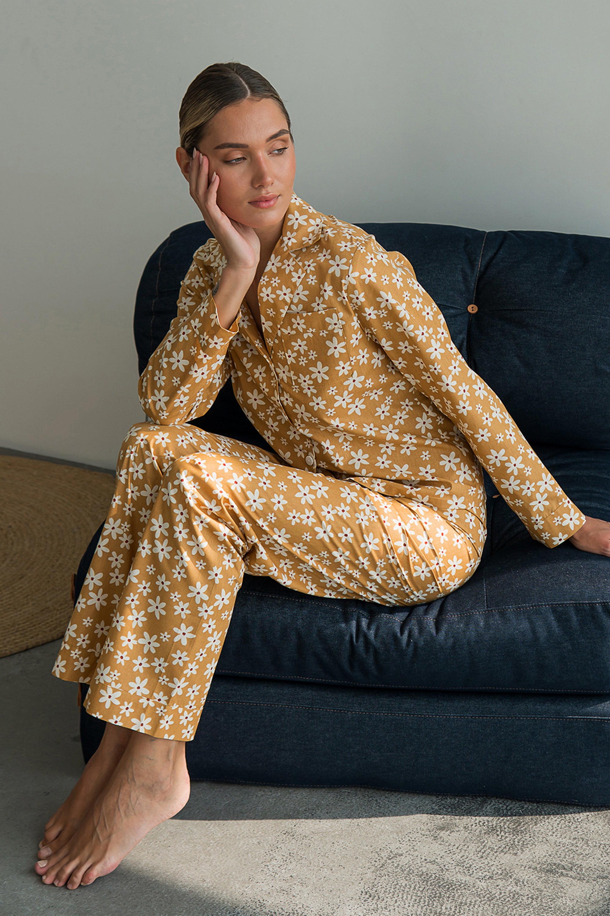 Хлопковая пижама с принтом Jenet HL0057-71-69