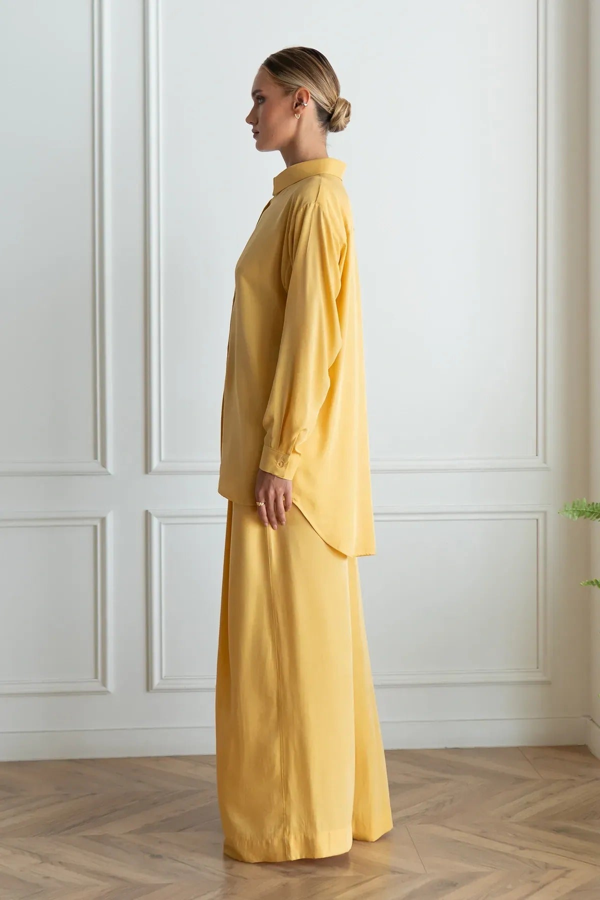 Шелковая пижама на пуговицах Lemon SL0088-89-69