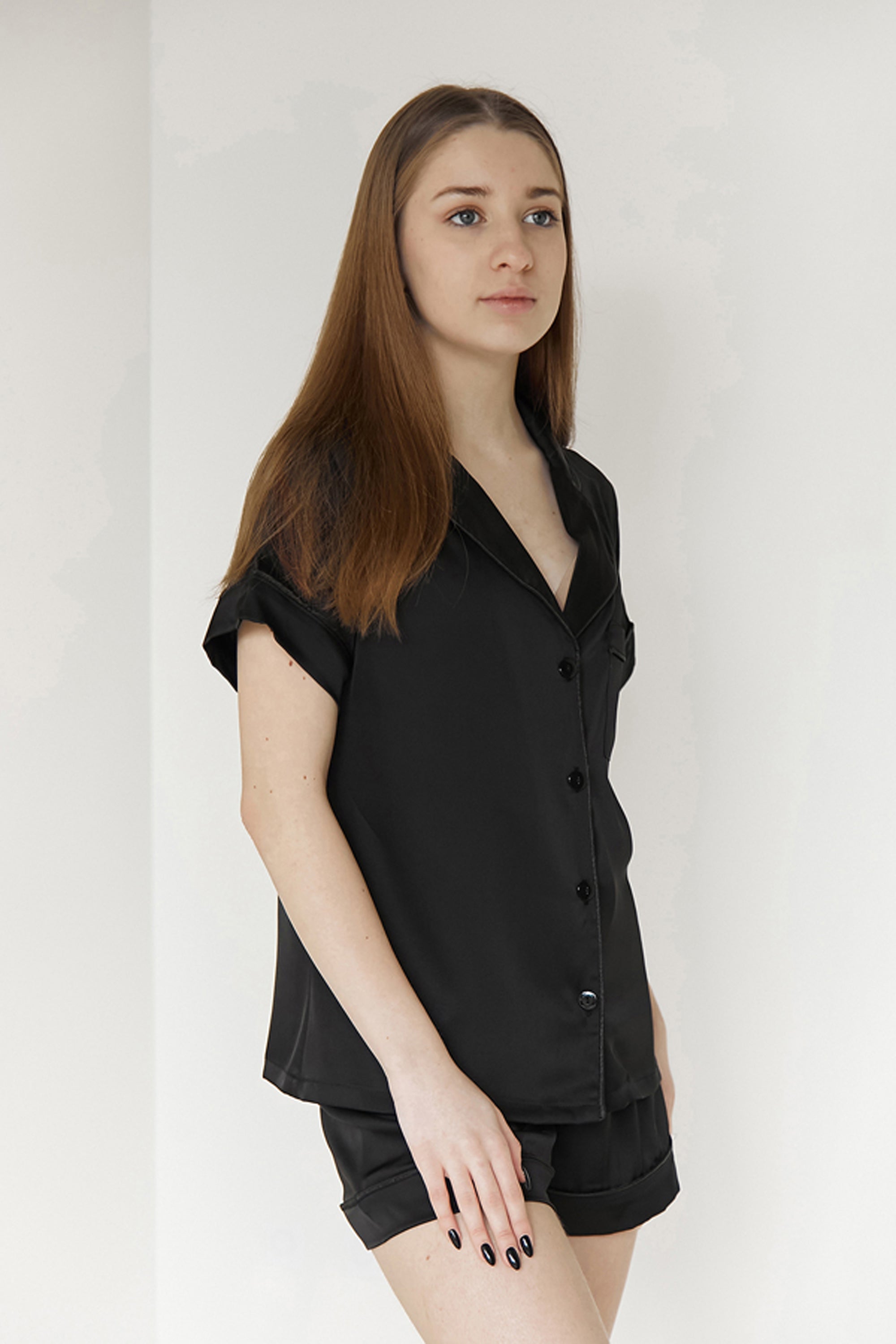 Шовкова піжама на ґудзиках Onyx SH0008-18-58