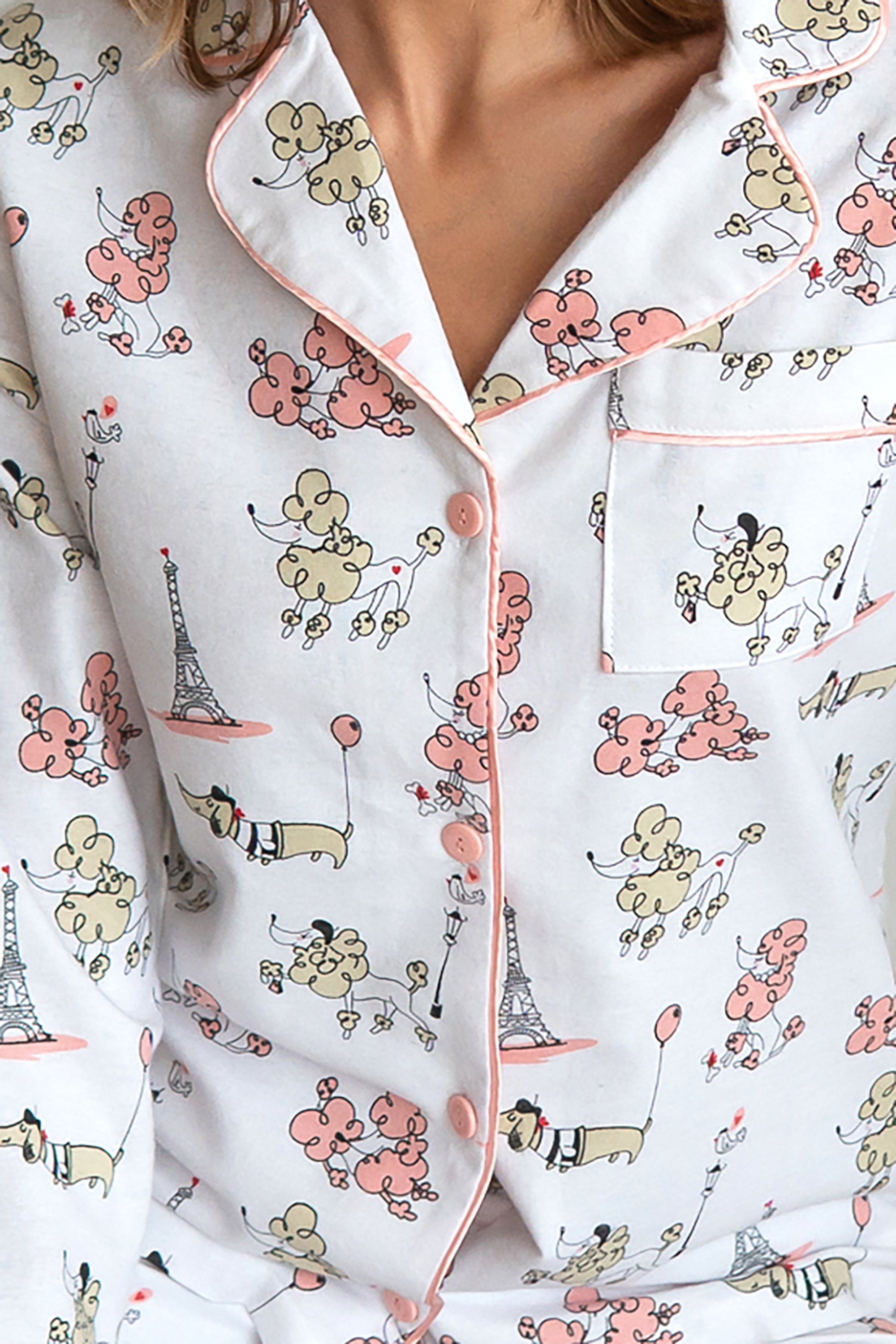 Фланелевая пижама с брюками Paris FL0010-66-69