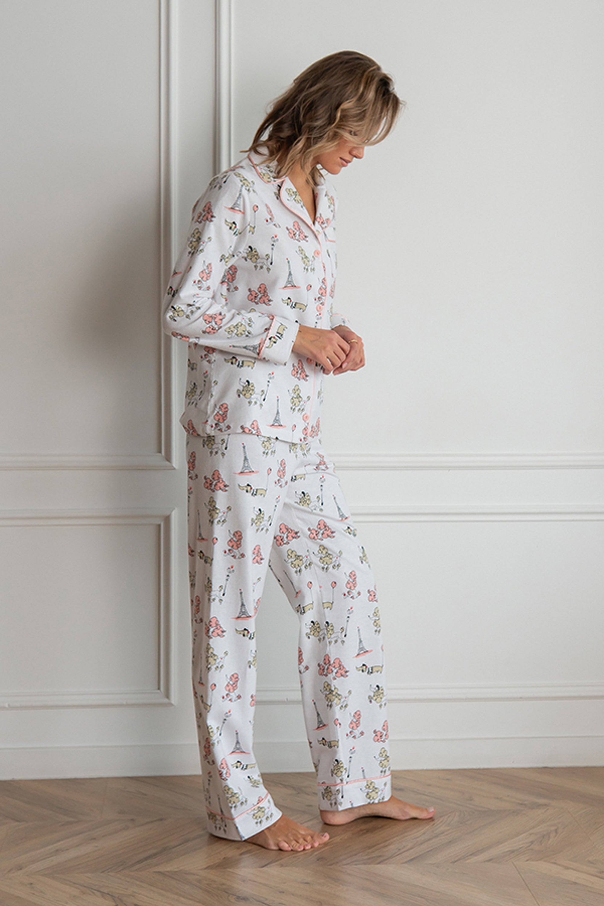 Фланелевая пижама с брюками Paris FL0010-66-69