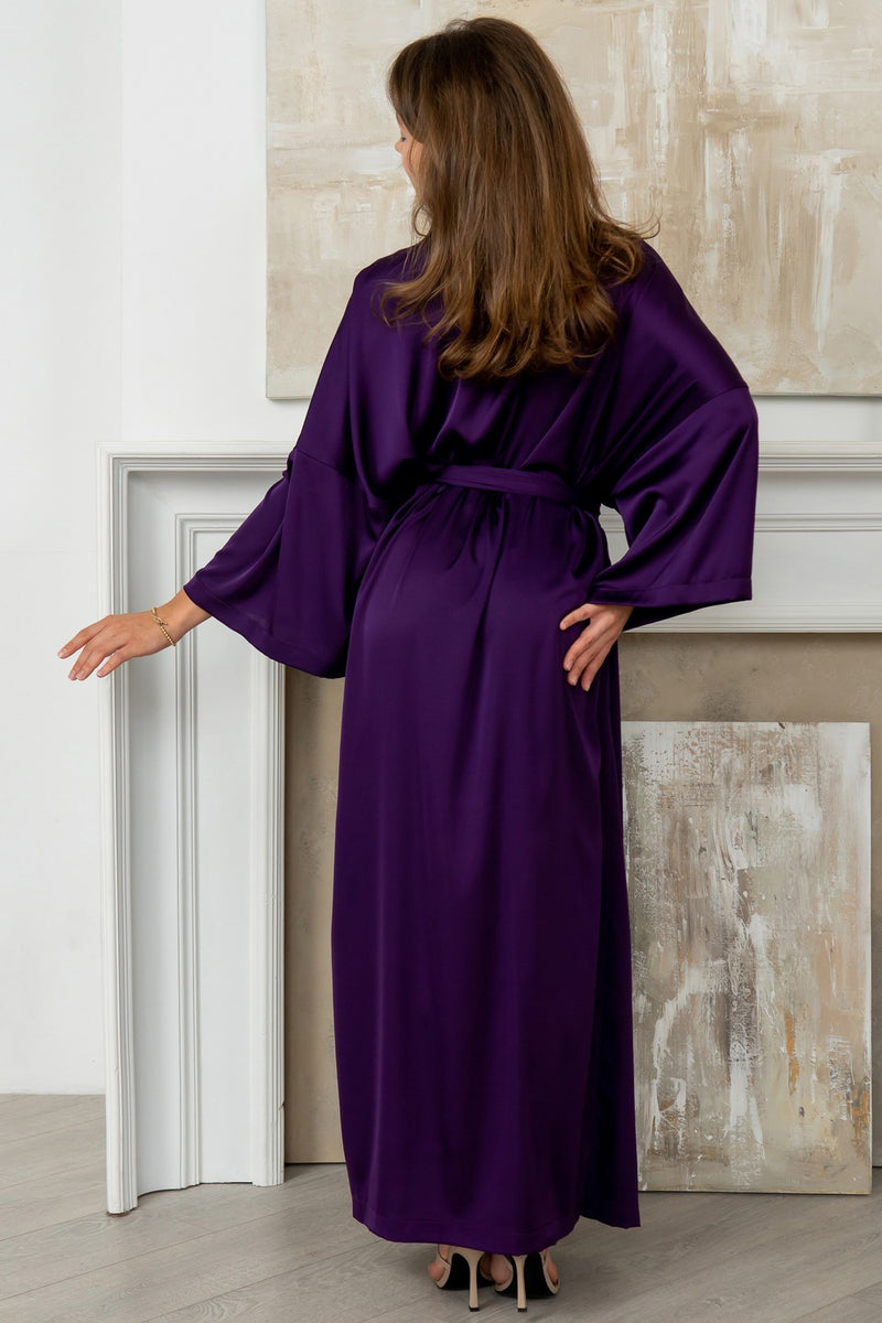 Шелковый халат-кимоно Violet SH0035-23-04