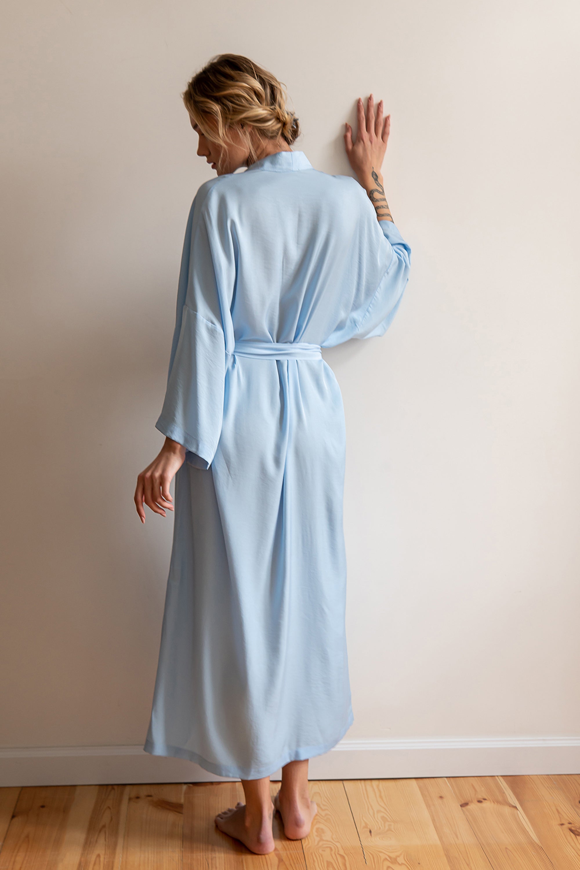 Шелковый халат-кимоно Sky SL0035-94-04