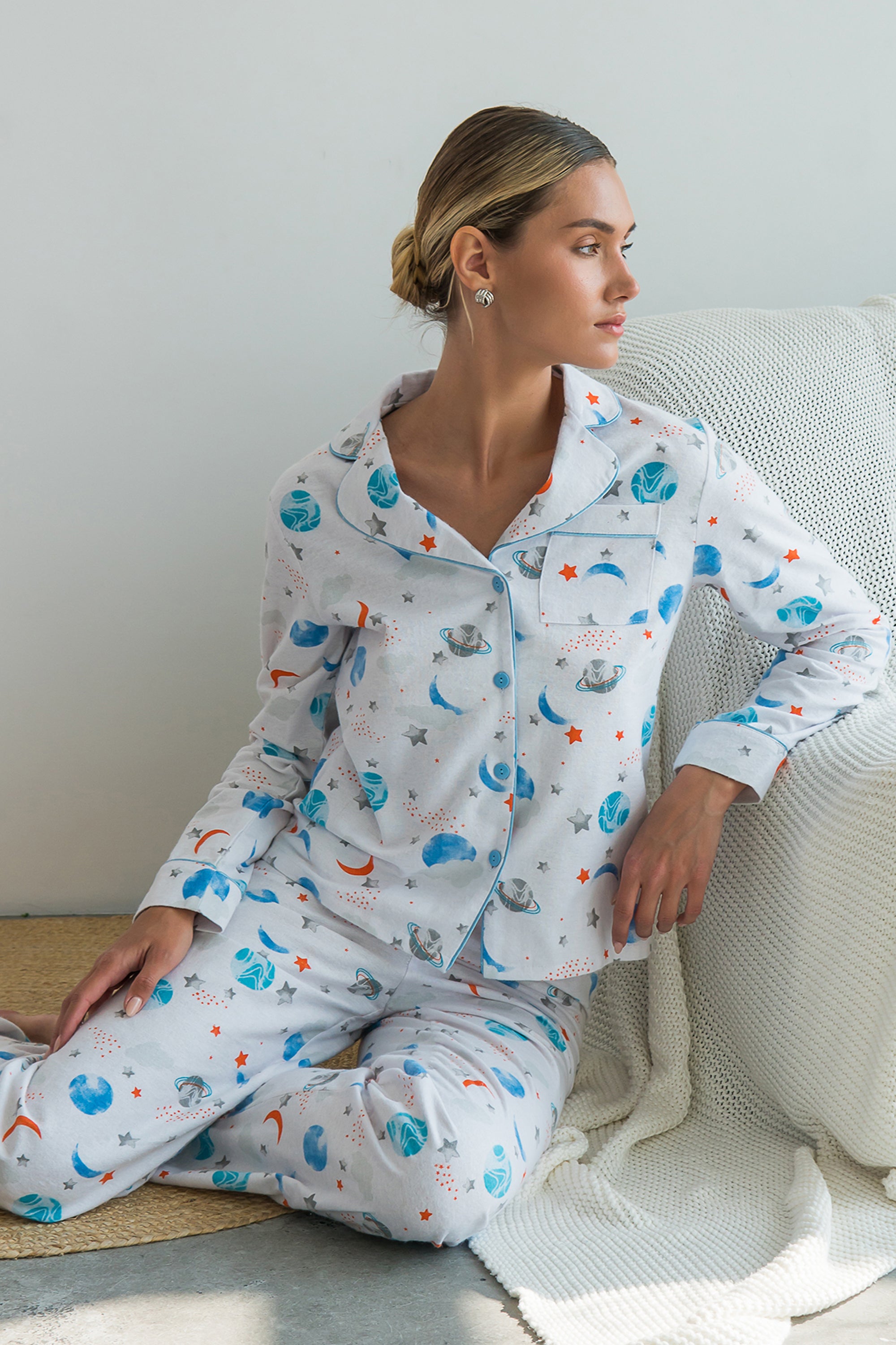 Фланелева піжама Space FL0010-18-69