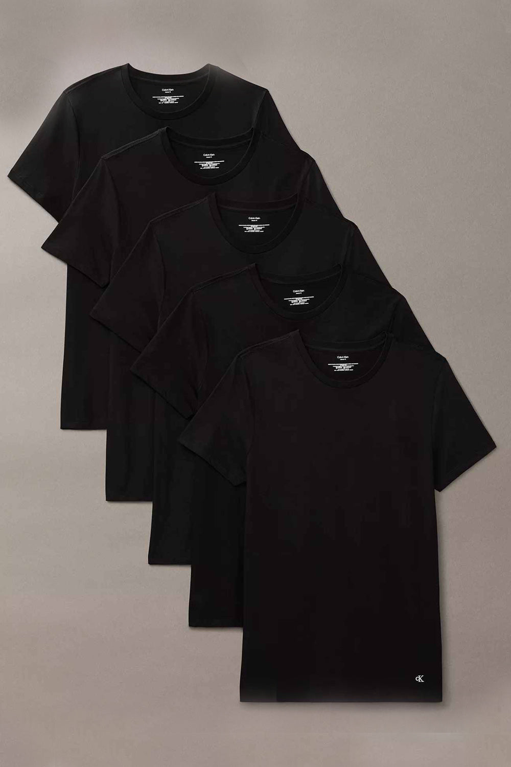 Чоловічі футболки 889662750 (5 шт.) black Calvin Klein набір