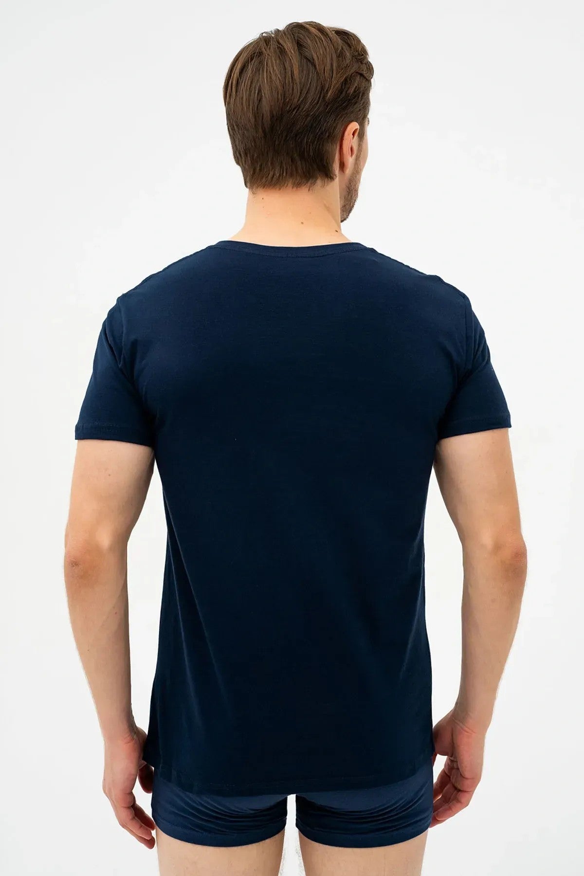 Мужская футболка из хлопка 202 New granat