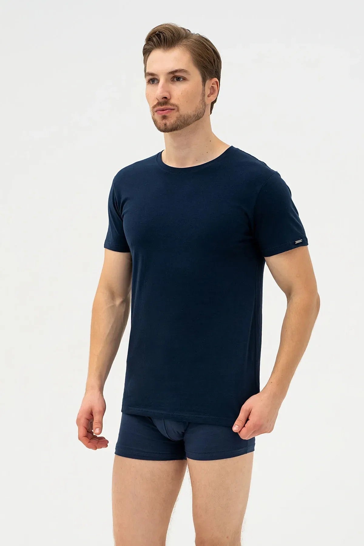 Мужская футболка из хлопка 202 New granat