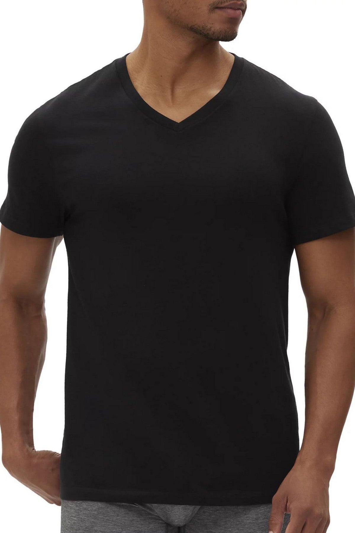 Бавовняна чоловіча футболка 923231370 (3 шт.) black