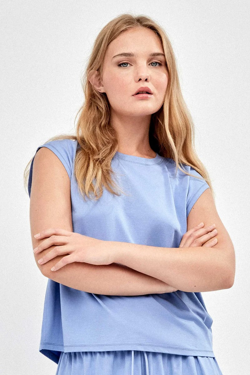 Футболка из вискозы 2/70022T blue