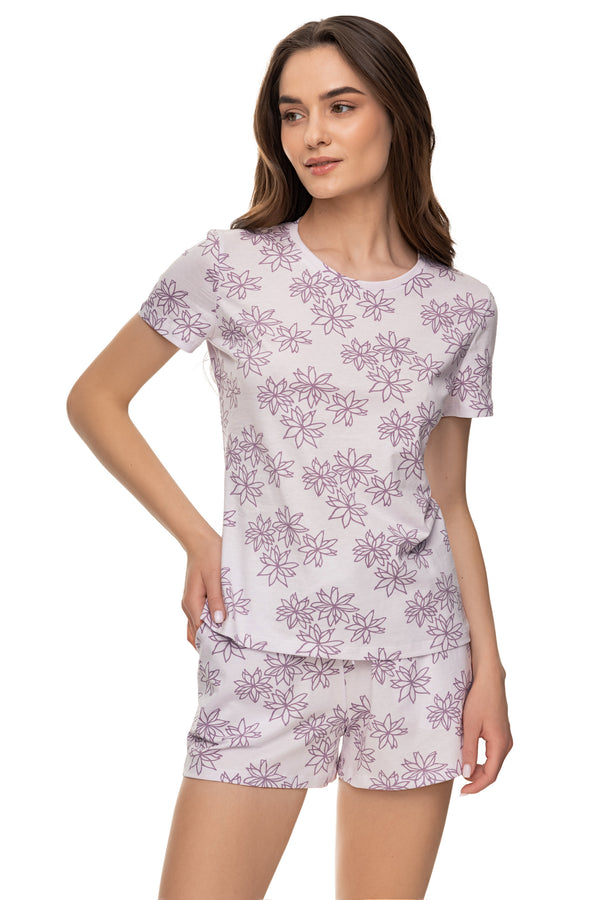 Пижамная футболка 4602/50 Ivanna lilac/violet