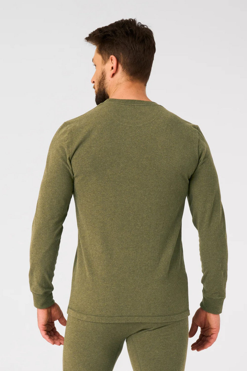 Мужская термофутболка гладкая MVD 155 khaki