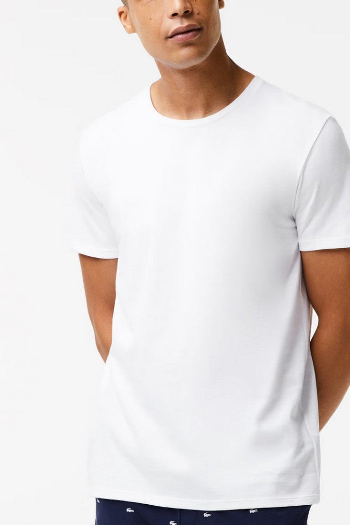 Бавовняна чоловіча футболка 501989868 (3 шт.) white Lacoste