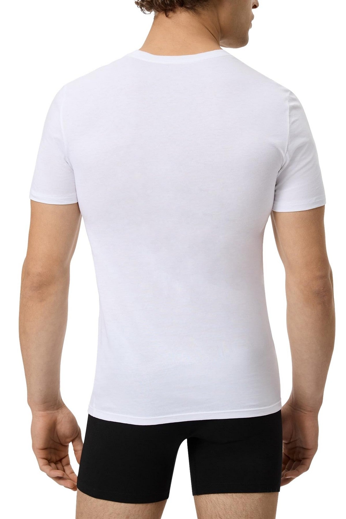 Бавовняна чоловіча футболка 613713436 (3 шт.) Lacoste спина