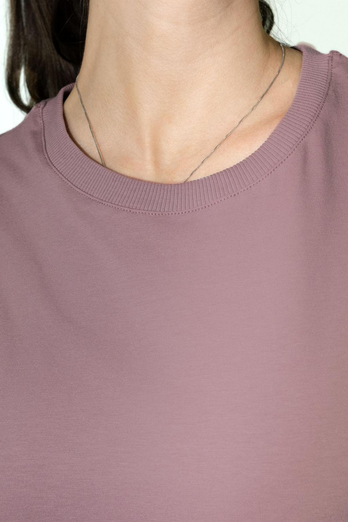 Хлопковая футболка оверсайз 1259/16510