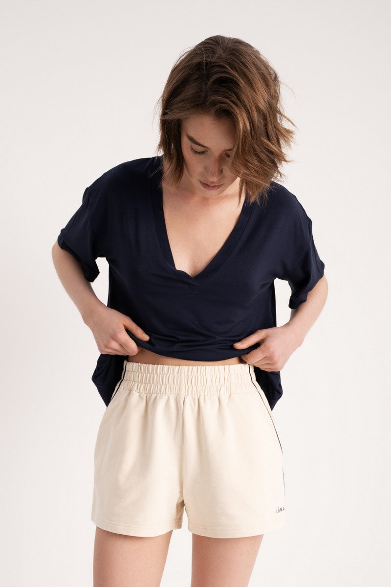 Футболка из вискозы L033 Lolita dark blue