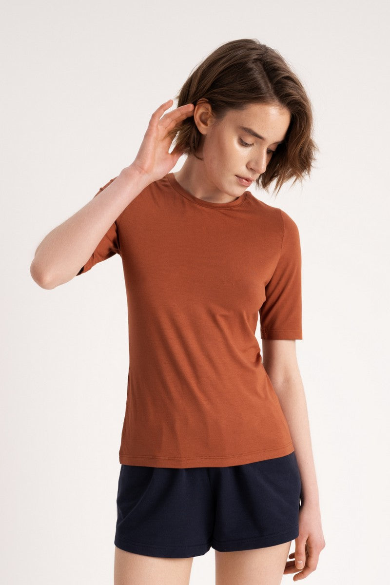 Футболка з віскози L034 Sidney caramel